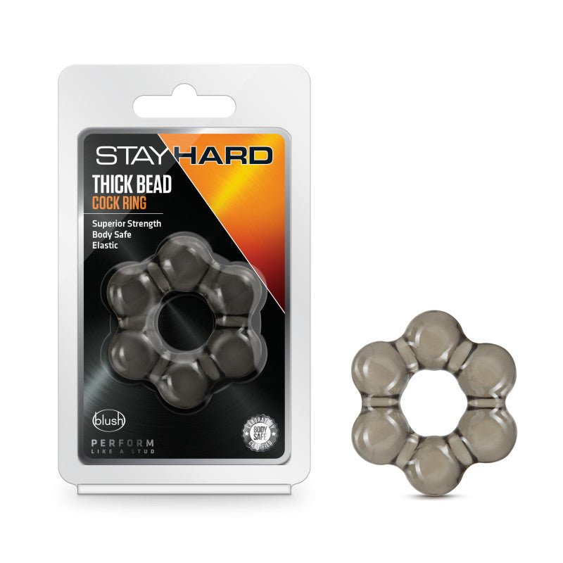 Blush Novelties | Stay Hard Thick Bead Cock Ring