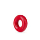 Blush Novelties | Stay Hard - Donut Rings Oversized - Red Large Cock Rings - Set of 2