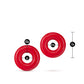 Blush Novelties | Stay Hard - Donut Rings Oversized - Red Large Cock Rings - Set of 2