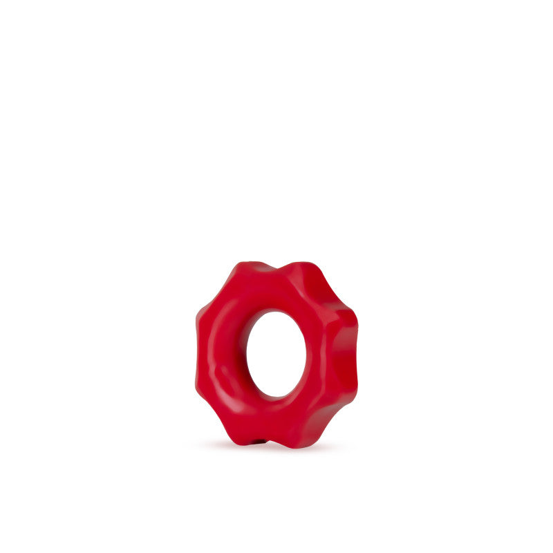 Blush Novelties | Stay Hard Nutz - Red Cock Rings - Set of 2