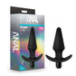 Blush Novelties | Anal Adventures Platinum Vibrating Plug - Black 12.7cm (5") Vibrating Butt Plug