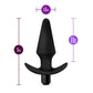 Blush Novelties | Anal Adventures Platinum Vibrating Plug - Black 12.7cm (5") Vibrating Butt Plug