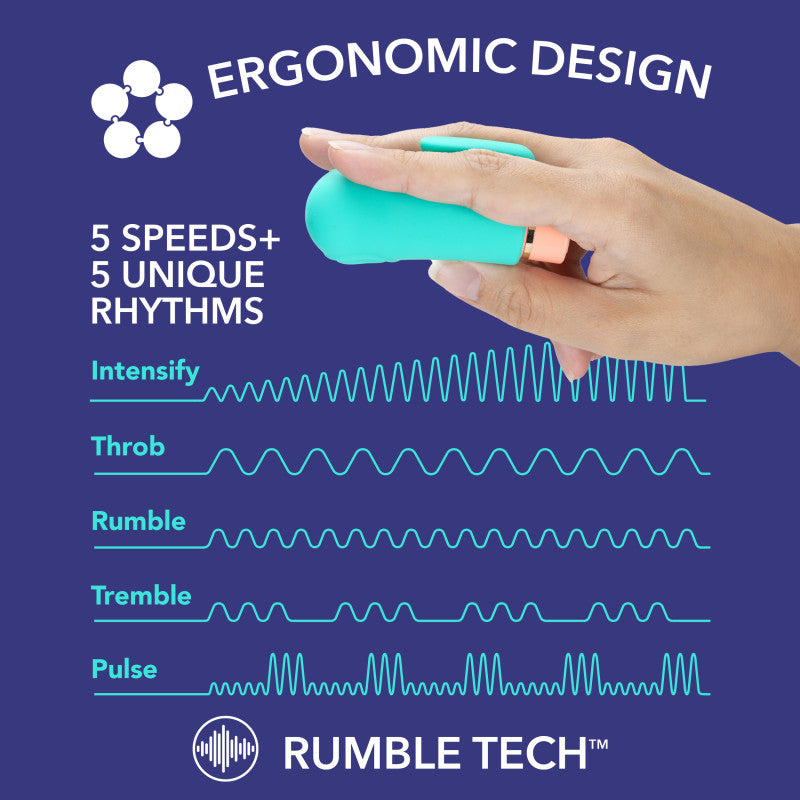 Blush Novelties | Aria Sensual AF - Teal USB Rechargeable Stimulator