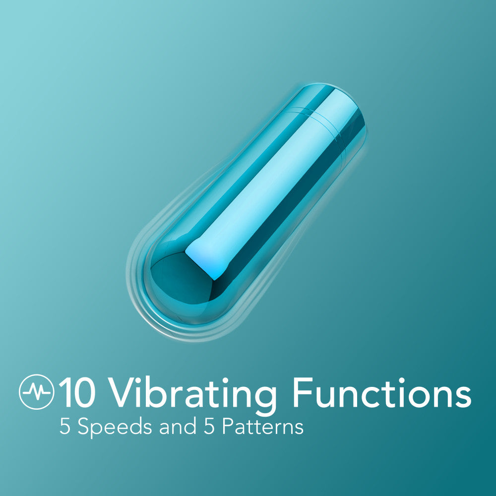 Blush Novelties | Kool Vibes - Rechargeable Mini Bullet - Blueberry