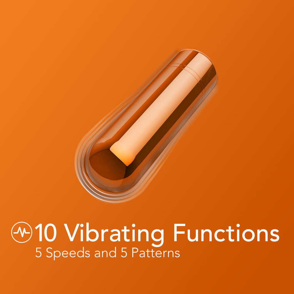 Blush Novelties | Kool Vibes - Rechargeable Mini Bullet - Tangerine