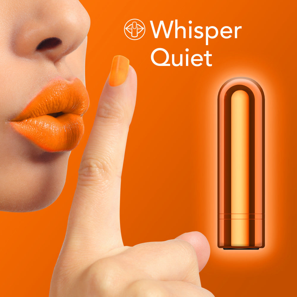 Blush Novelties | Kool Vibes - Rechargeable Mini Bullet - Tangerine