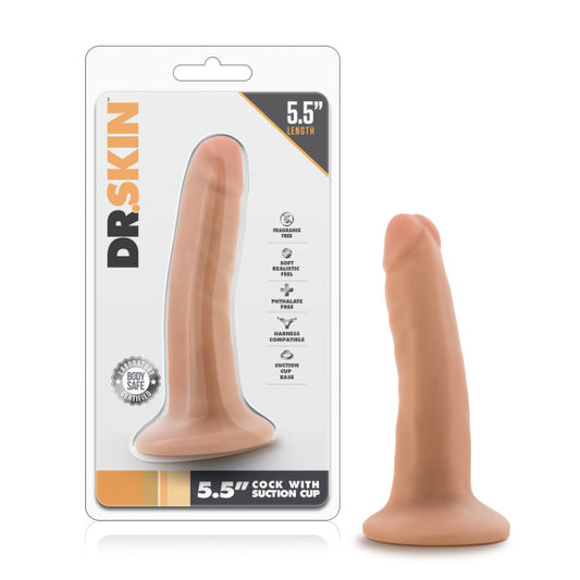 Dr. Skin 5.5" Cock with Suction Cup