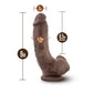 Blush Novelties | Coverboy - The Mechanic - Chocolate Brown 22.9cm (9") Dong Dildo
