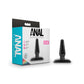 Blush Novelties | Anal Adventures Basic Anal Plug - Small Black 10.8cm Butt Plug