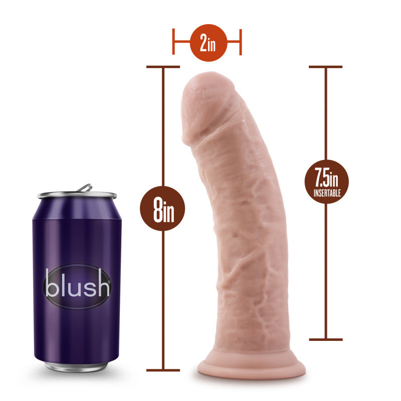 Dr. Skin Plus 8" Thick Posable Dildo
