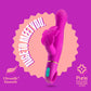 Blush Novelties | Aria Naughty AF - Plum 18.4cm Butterfly Vibrator