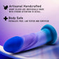Avant - Midnight Rendezvous - Ocean Blue 19cm Dildo