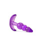 Blush Novelties B Yours Triple Bead Anal 9.5cm Butt Plug Purple
