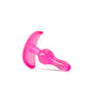 Blush Novelties B Yours Curvy Anal Plug 8.9cm Butt Plug Pink