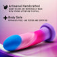 Avant - Borealis Dreams - Cotton Candy Coloured 19.7cm Dildo