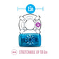 Blush Novelties Play With Me Pleaser Rechargeable C-Ring Cock Ring - Blue