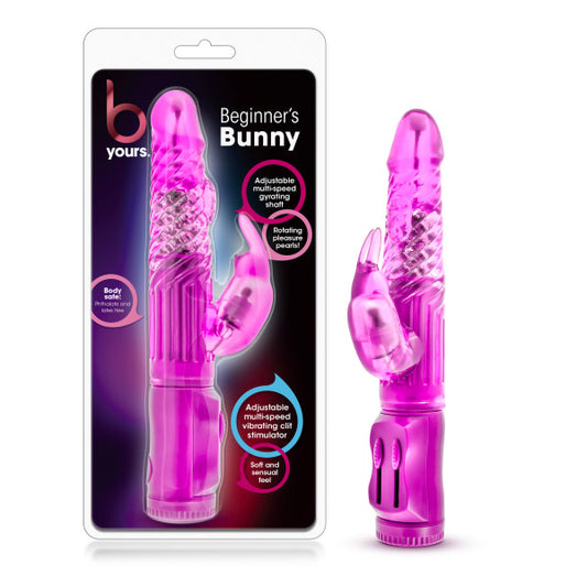 Blush Novelties | B Yours - Beginner's Bunny - Pink 22.2cm (8.75") Rabbit Vibrator