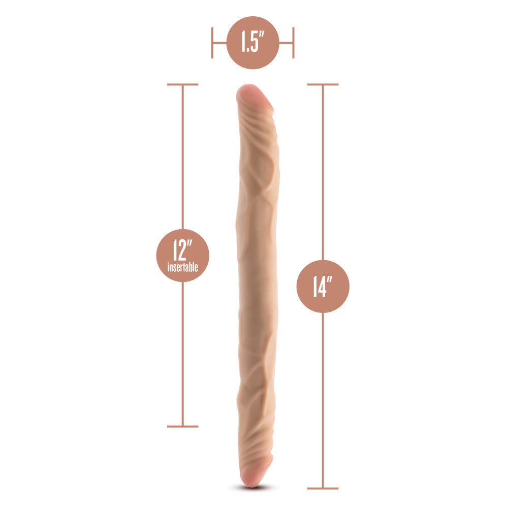 Dr. Skin Plus 14" Posable Double Dong