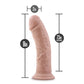 Dr. Skin Glide 8" Self Lubricating Dildo