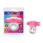 Blush Novelties Play With Me Teaser Vibrating C-Ring Cock Ring - Pink