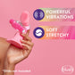 Blush Novelties Play With Me Teaser Vibrating C-Ring Cock Ring - Pink