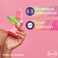 Blush Novelties Play With Me Teaser Vibrating C-Ring Cock Ring - Green