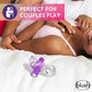 Blush Novelties Play With Me Bull Vibrating C-Ring Cock Ring - Purple