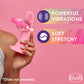 Blush Novelties Play With Me Delight Vibrating C-Ring Cock Ring - Pink