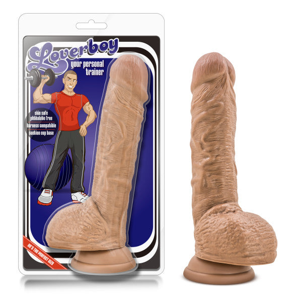 Blush Novelties | Loverboy - Your Personal Trainer Brown 22.9cm (9") Dong Didlo