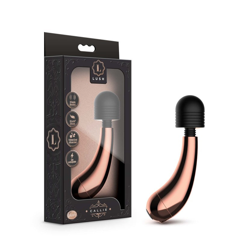 Blush Novelties | Lush Callie - Rose Gold Mini Massager Wand