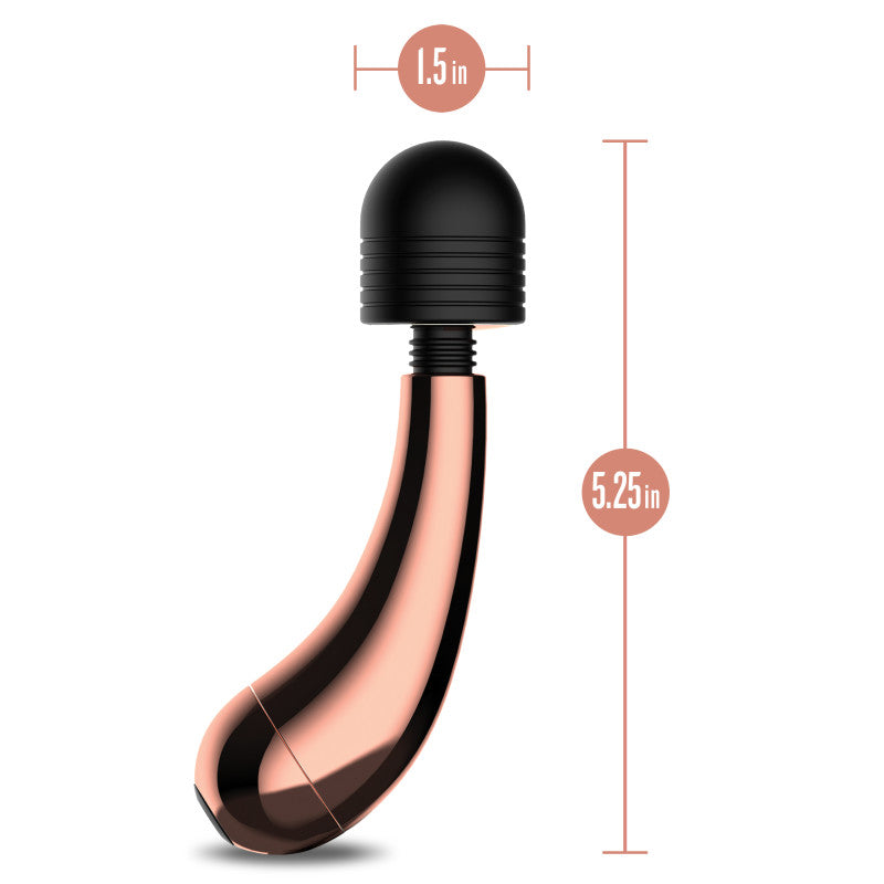 Blush Novelties | Lush Callie - Rose Gold Mini Massager Wand