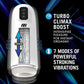 Blush Novelties | M For Men Robo-Bator - White USB Rechargeable Vibrating Stroking Auto Stroker