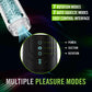 Blush Novelties | M For Men Whirlwind Pro - Clear USB Rechargeable Rotating & Sucking Auto Stroker