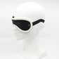 Love In Leather Black & Glow in the Dark Blindfold BLI068