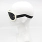 Love In Leather Black & Glow in the Dark Blindfold BLI068