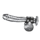 Electric EEL | Blue Line Cock Ring With 1.5" Ball Stretcher And Optional Weight Ring