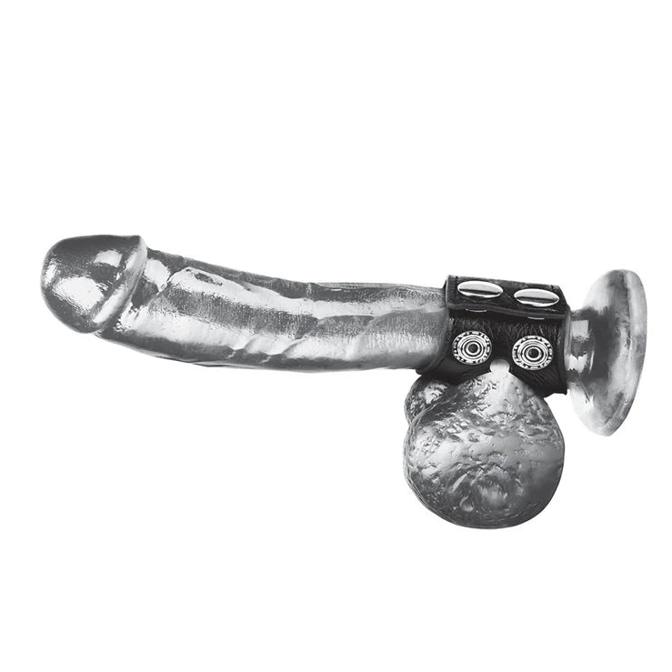 Electric EEL | Blue Line 1.5" Cock Ring With Ball Strap