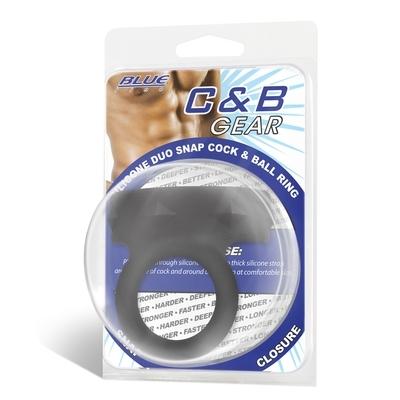 Electric EEL | Blue Line Duo Snap Silicone Cock & Ball Ring