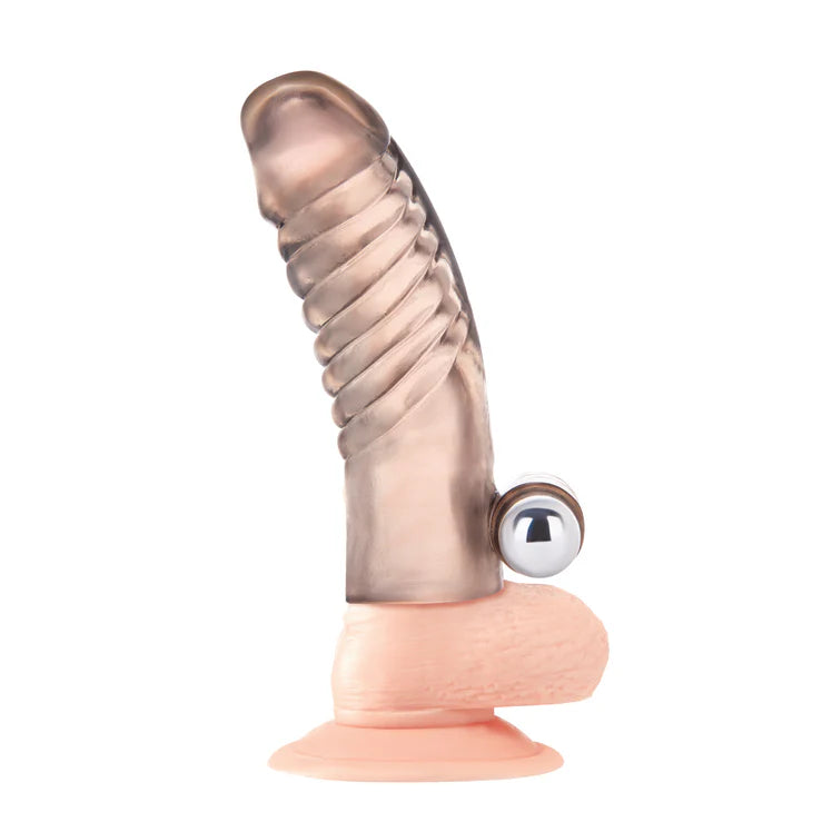 Electric EEL | Blue Line 5.25" Vibrating Penis Enhancing Sleeve Extension