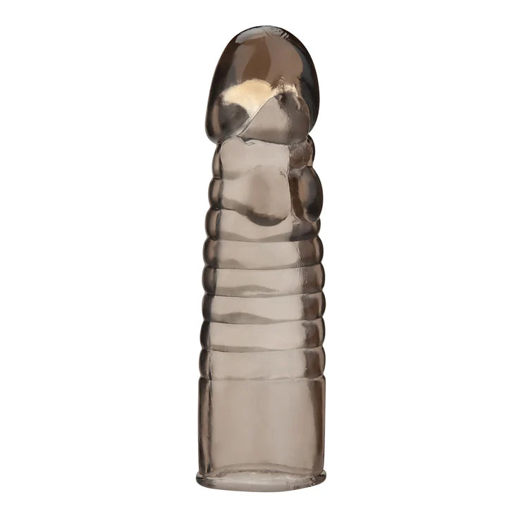 Electric EEL | Blue Line 6" Ribbed Realistic Penis Enhancing Sleeve Extension