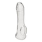 Electric EEL | Blue Line 6.25" Transparent Penis Enhancing Sleeve Extension