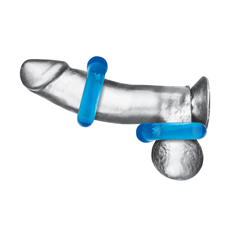 Electric EEL | Blue Line 2-Pack Ultra-Stretch Stamina Endurance Ring