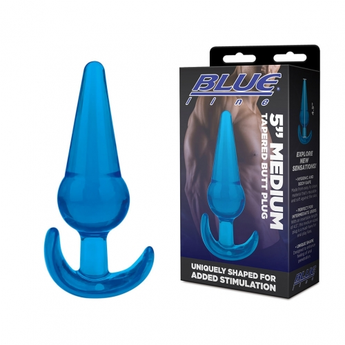 Electric EEL | Blue Line 5" Medium Tapered Butt Plug