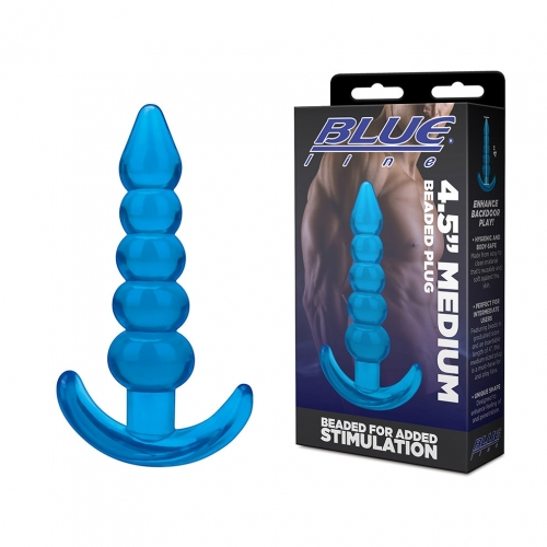 Electric EEL | Blue Line 4.5" Medium Beaded Plug