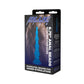 Electric EEL | Blue Line 6.75" Anal Beads With Suction Base