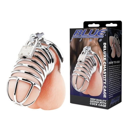 Electric EEL | Blue Line Deluxe Chastity Cage