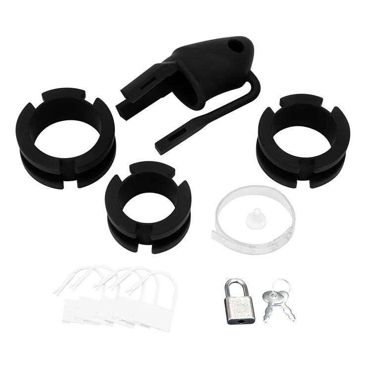 Electric EEL | Silicone Small 2" Cock Cage With Ball Divider