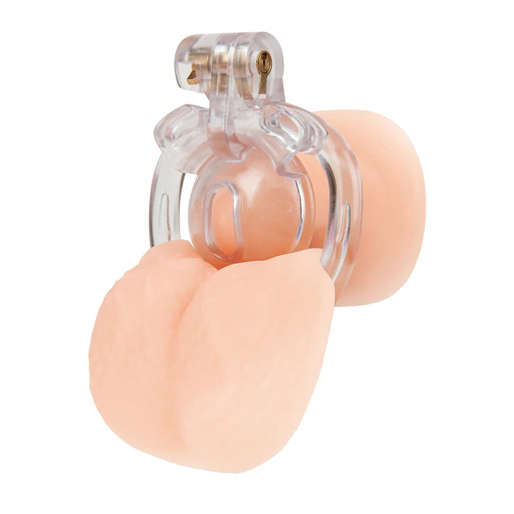 Electric EEL | Blue Line Acrylic See Thru Mini Cock Micro Chastity Cage