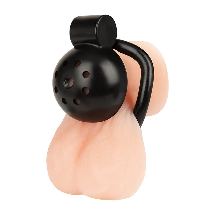 Electric EEL | Blue Line Mini Cock Micro Chastity Cage Black