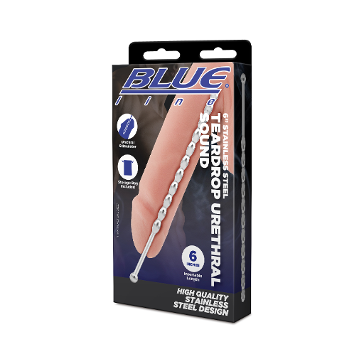 Electric EEL | Blue Line 6" Stainless Steel Teardrop Urethral Sound